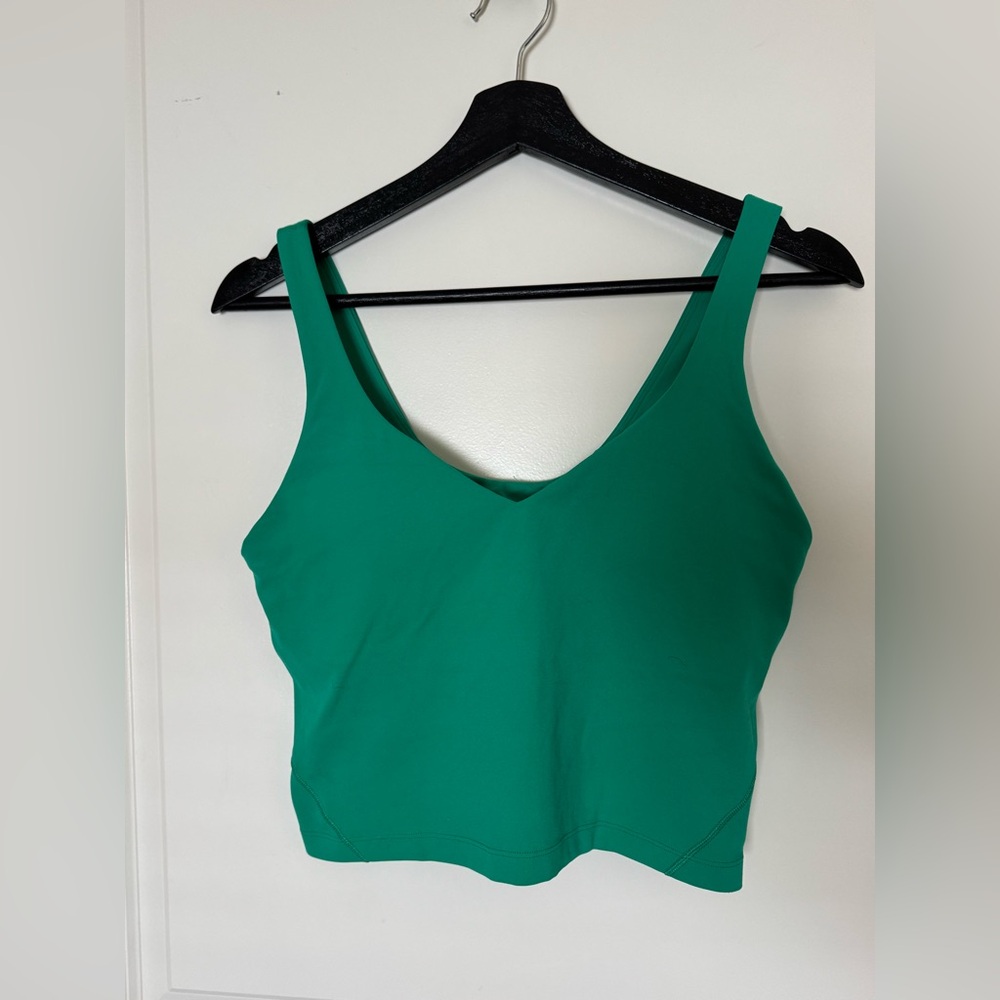 Lululemon Align Crop Tank Top Kelly Green
